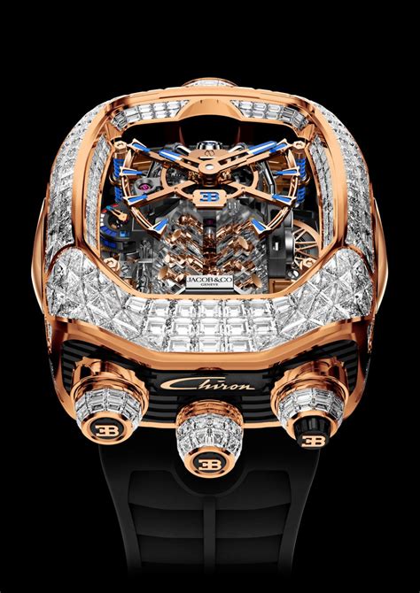 bugatti tourbillon watch engine.